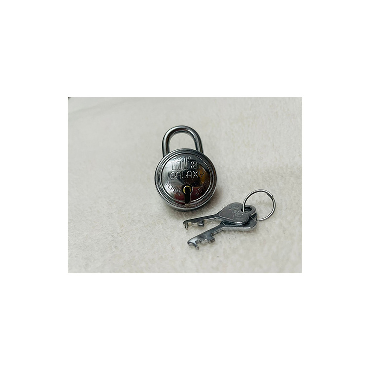 New Stock Arrival Best Bulk Selling Iifa 25 mm Lock 2 keys Stainless Steel Coating Round Shape Safety Padlock at Low Price