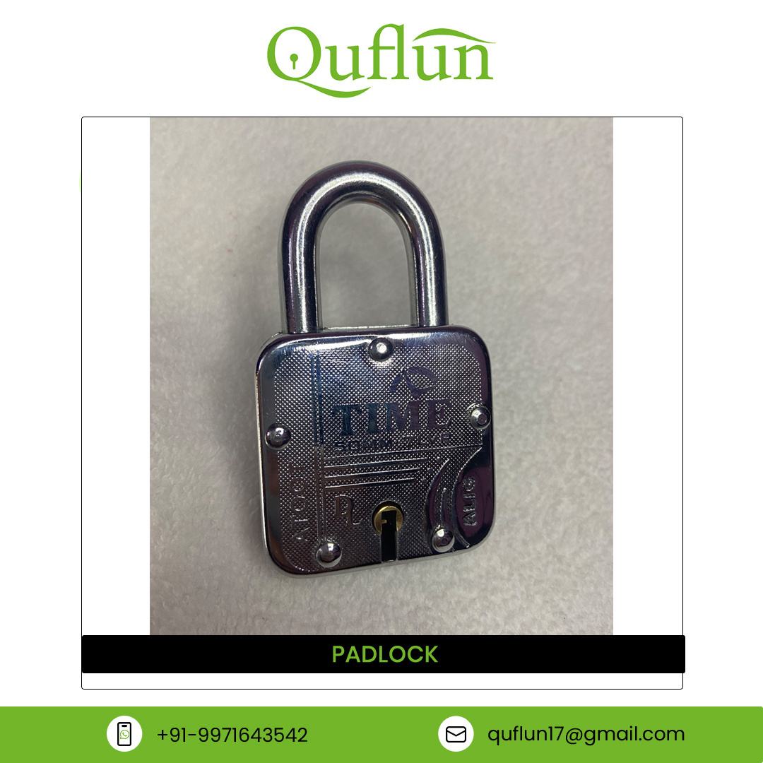 Good Quality Indoor and Outdoor Use Premium Lock Stainless Steel Polish Double Locking 3 Keys Manual Lock 50mm Padlock with Key