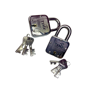 Good Quality Indoor and Outdoor Use Premium Lock Stainless Steel Polish Double Locking 3 Keys Manual Lock 50mm Padlock with Key