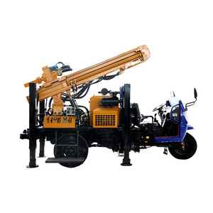 KSY200 200m tricycle type portable water well drilling rig for sale