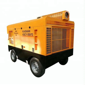 KSCY-550/13 cheap price portable diesel engine drilling rig air compressor 500CFM for quarry