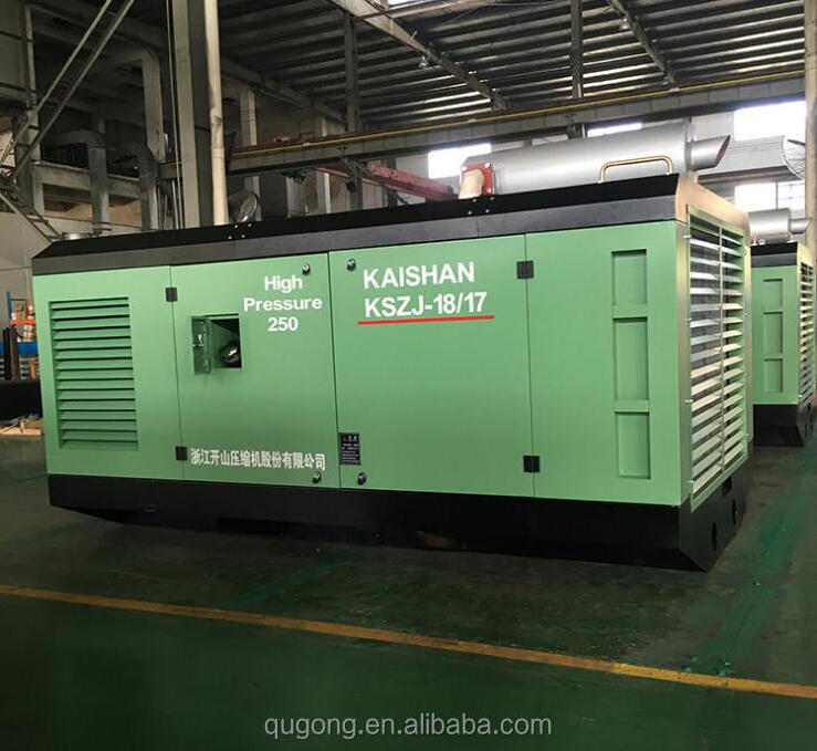 KSZJ-18/17 diesel engine skid mounted screw air compressor to be instead of LGCY-18/17 for KW180 water well drilling machine