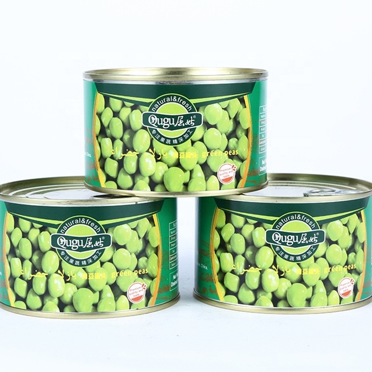 Canada green peas in canned food with cheap price