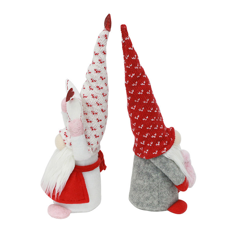 Hot sale Christmas Gnome Plush Ornaments Swedish Tomte Elf Faceless Decorations Dwarf Figurines Table Gnomes Decor Gifts Present