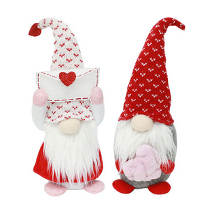 Hot sale Christmas Gnome Plush Ornaments Swedish Tomte Elf Faceless Decorations Dwarf Figurines Table Gnomes Decor Gifts Present