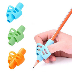 New Pen Grips Handwriting  Preschool Silicone Pencil Holder Pen Writing Aid Grip School Supplies for Kids Writing Accessories