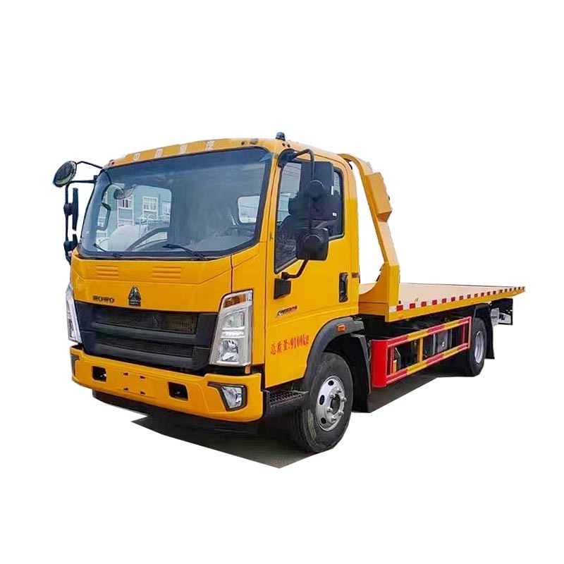 Howo Brand New 3-5 ton Wrecker Truck 4x2 160hp Rollback Flatbed Wrecker Tow Trucks