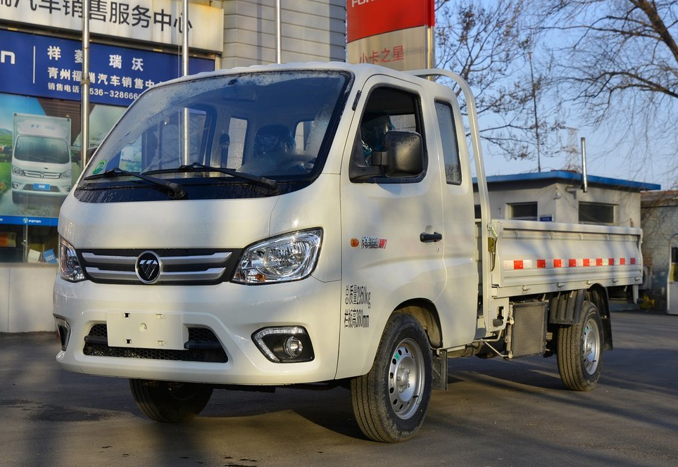 Foton China Hot Sale Light Cargo Truck 4X2 1221hp Column Plate Lorry Truck Gasoline Euro VI