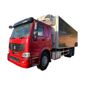 New Arrival Used Refrigerated Truck  Refrigerator Box Truck 290hp 7.8m 10 Wheeler Trucks For Sales