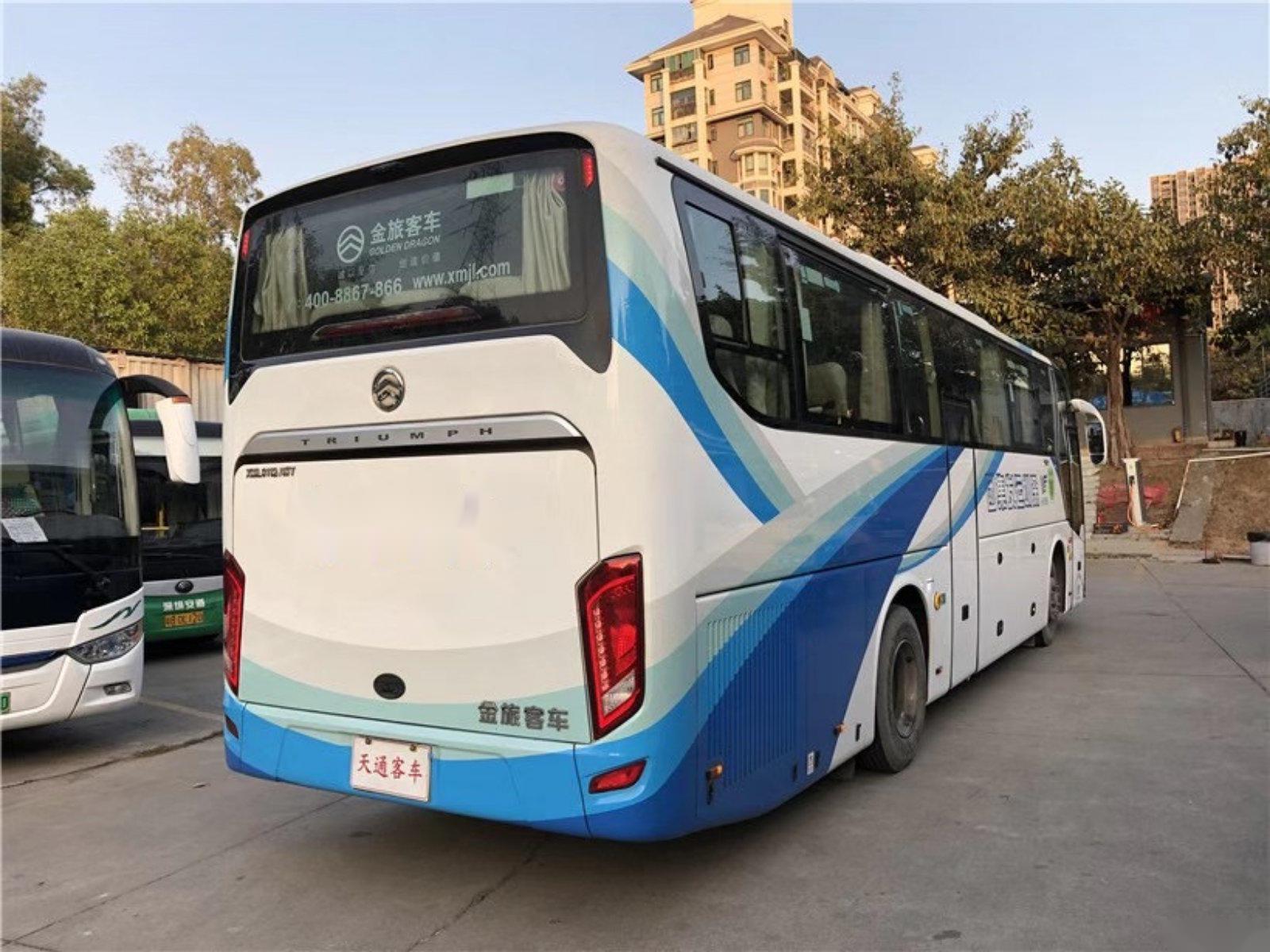 Used Golden Dragon Diesel Oil Bus Double Automatic Door 11m City Bus 48 Passenger Bus For Sale