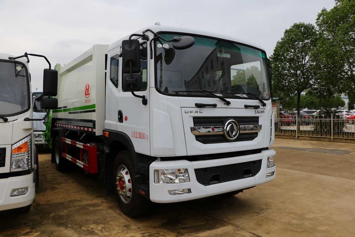 Dongfeng Brand Garbage Truck 4x2 230hp Compression Refuse Collector Garbage Collection Truck