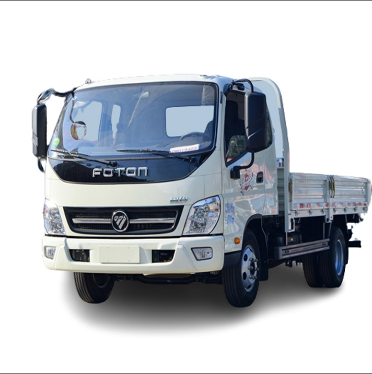 Foton Light Used cargo truck 4x2 146 hp Diesel Engine Cargo Truck 2 ton Lorry Truck for sale