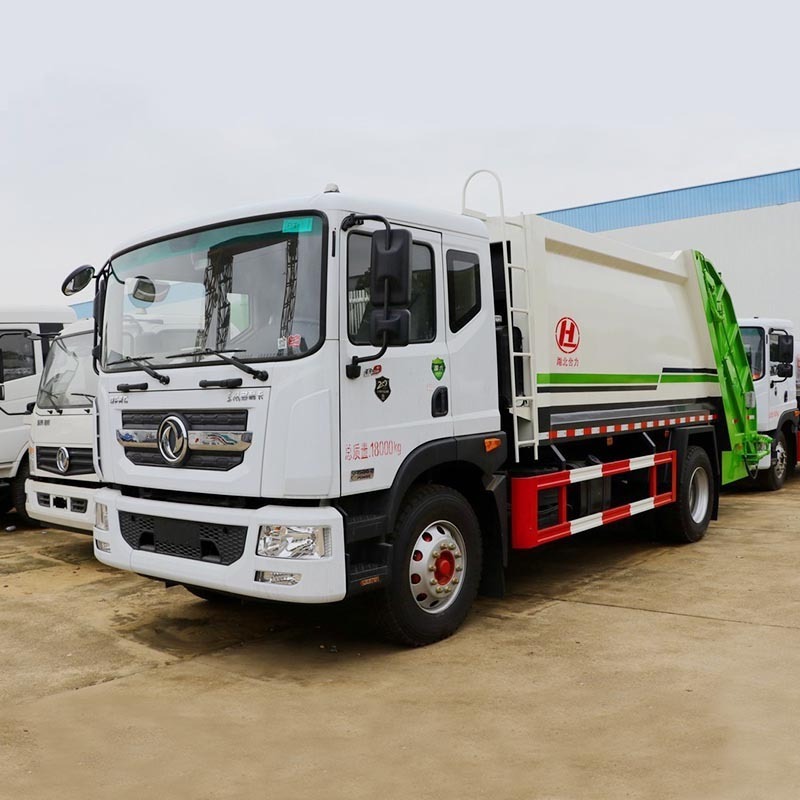 Dongfeng Brand Garbage Truck 4x2 230hp Compression Refuse Collector Garbage Collection Truck