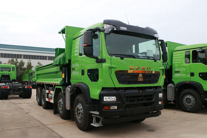 Brand used howo dump truck 6x4 8x4 diesel sino truck 350hp left hand drive dump truck for sale