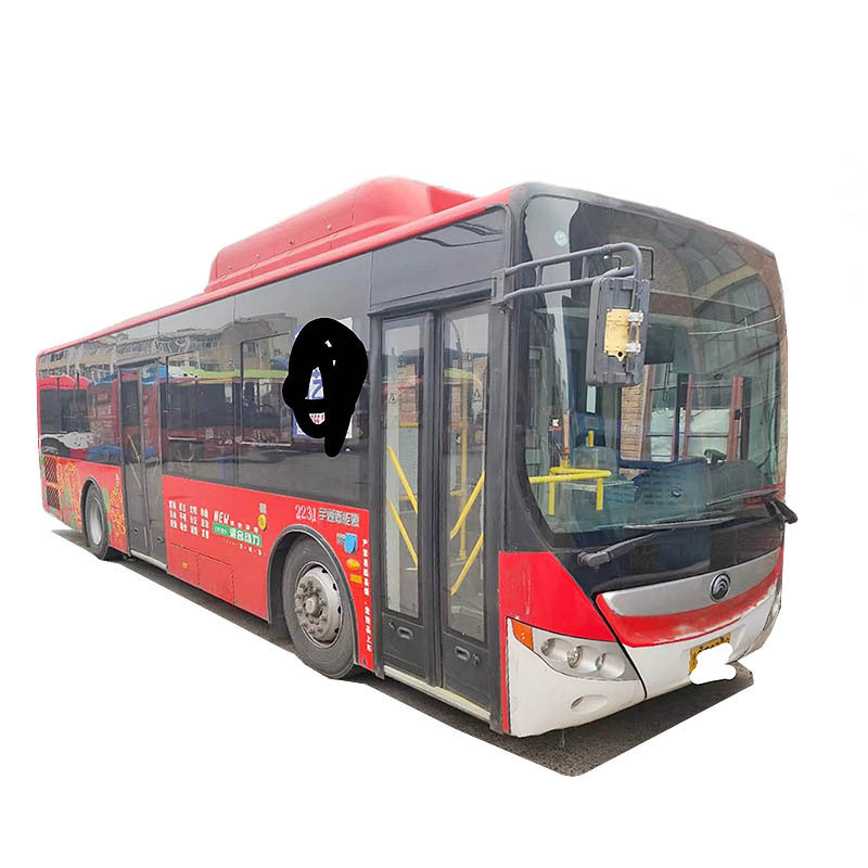 ZK6105 Cng Hybrid Bus 28-70 Seater City Buses Electric Door Used Yutong Cng Bus for Sale