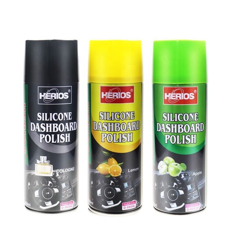 HERIOS Manufacture Car Polished Dashboard Wax Spray 450ML