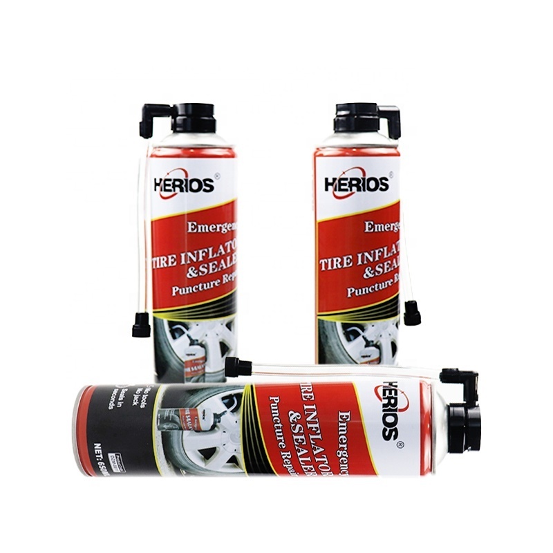 HERIOS Anti Puncture Liquid Tyre Sealant Spray Tire Sealant For Multi Cars