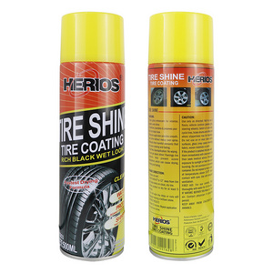 HERIOS 500ml Car Care Products Tire Polishing Coating Tire Shine Without Foam High Gloss Longest Lasting Tire Coating