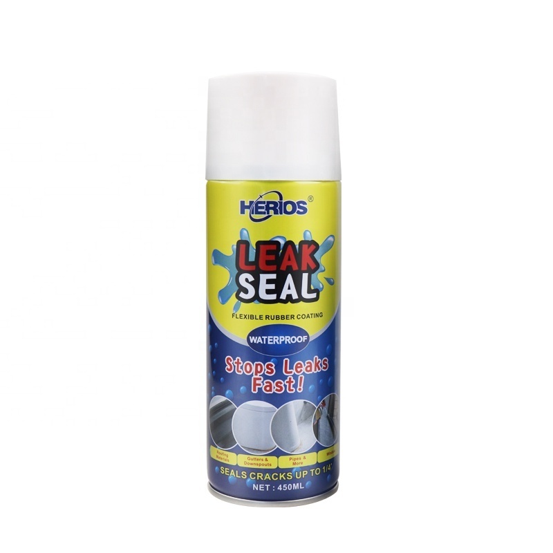 450ml Leak Sealant Spray Waterproof Black White Sealer Spray