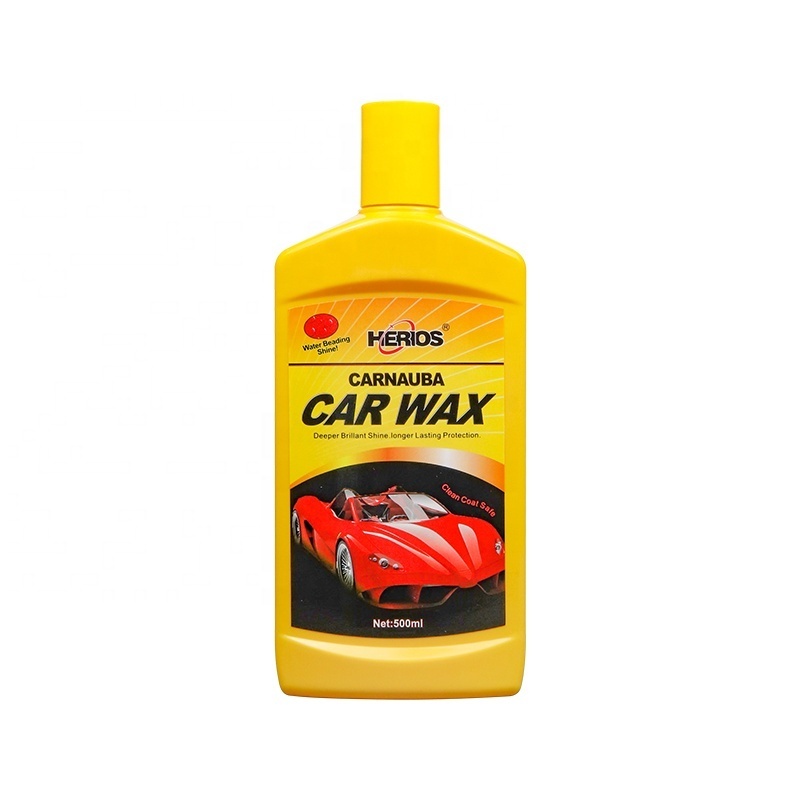 500ML Creamy Carnauba Car Wax - Deep Gloss Shine and Long-Lasting UV Protection for cars