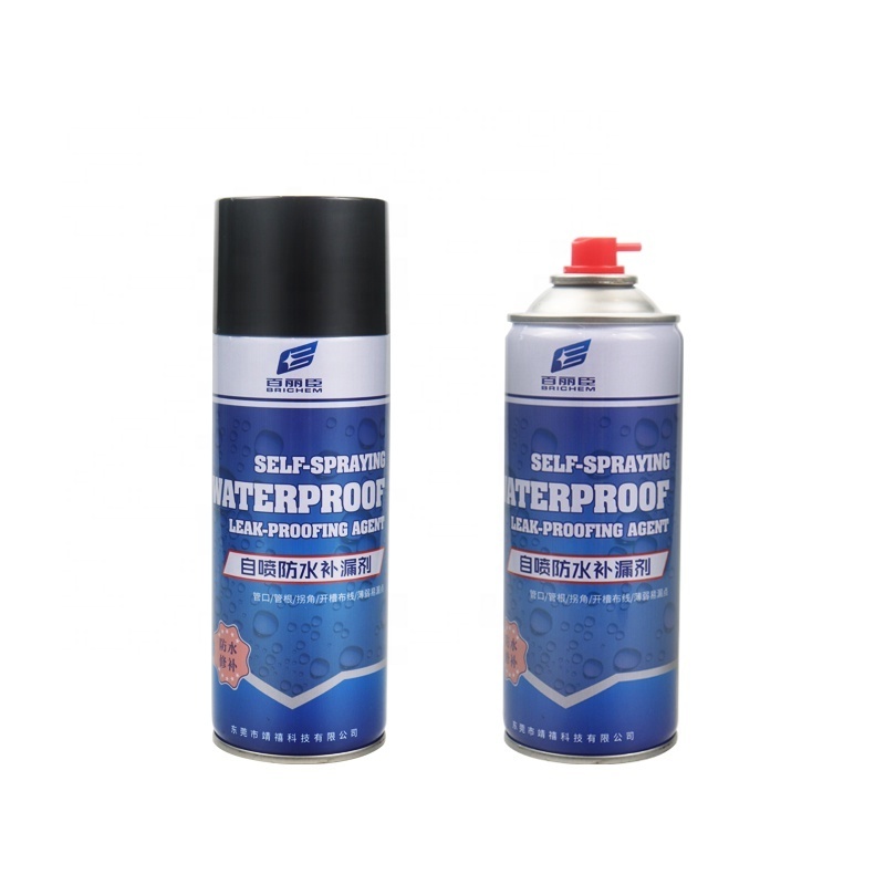 Leak Seal Flexible Rubber Coating Spray Anti Crack Waterproof Leak Sealant Coating Spray Paint Glue Seal