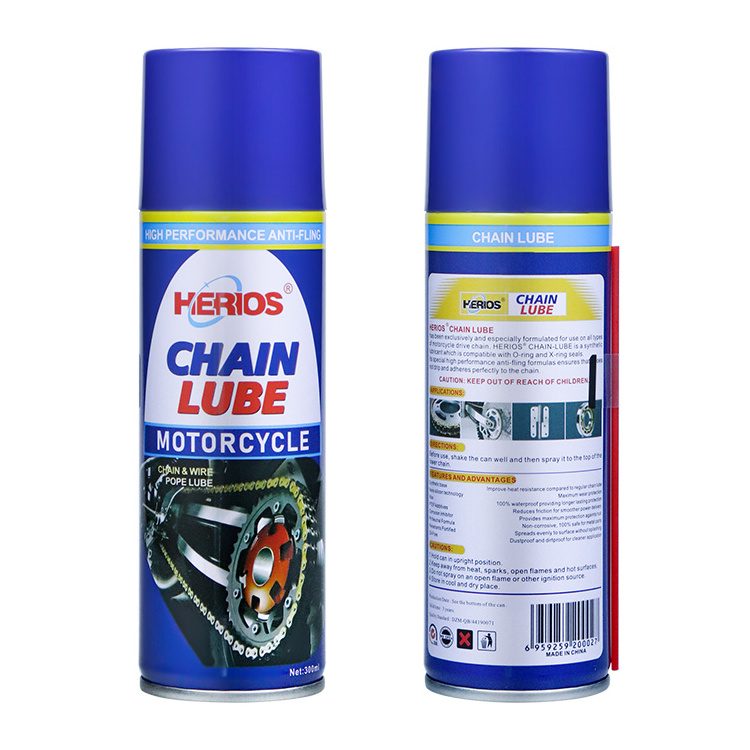 Herios Hot Selling Motorcycle Cycle Chain Lube  Bike bicycle chain lube spray lubrication spray