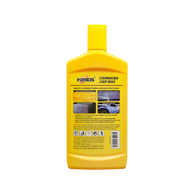 500ML HERIOS Liquid Car Wash Wax Carnauba Car Wax Liquid