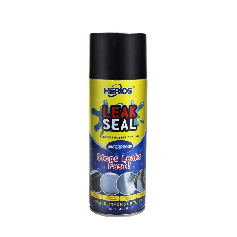 450ml Leak Sealant Spray Waterproof Black White Sealer Spray