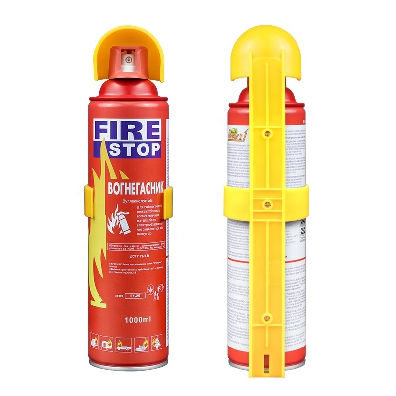 Poplar Car Care Product Car Fire Extinguisher Mini Fire Stop Fire Foam Extinguisher 1000ml