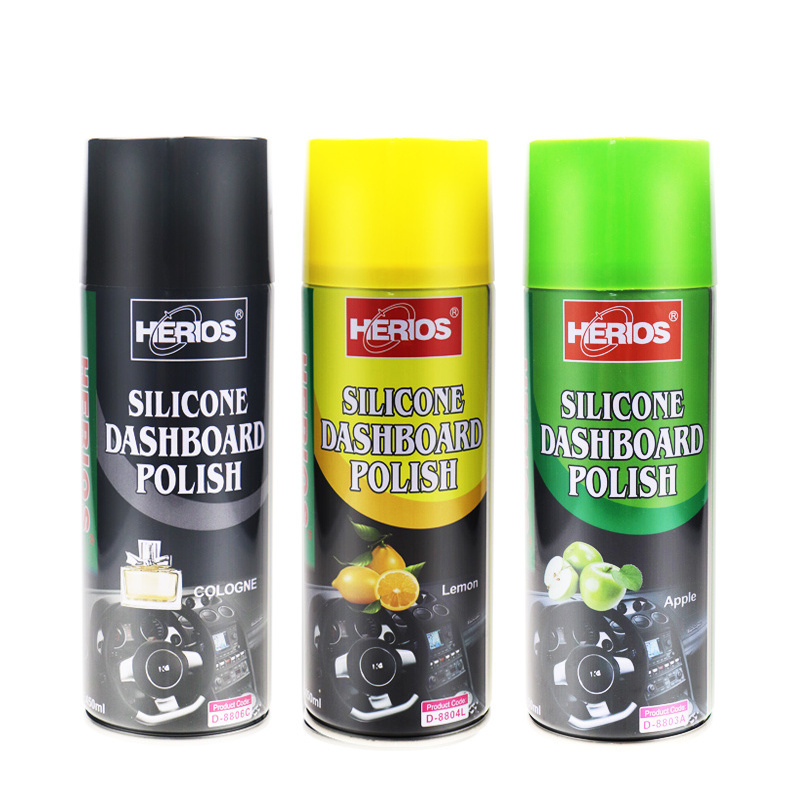 Herios Silicone Cleaner Dashboard Polish Liquid Car Polish Spray Wax