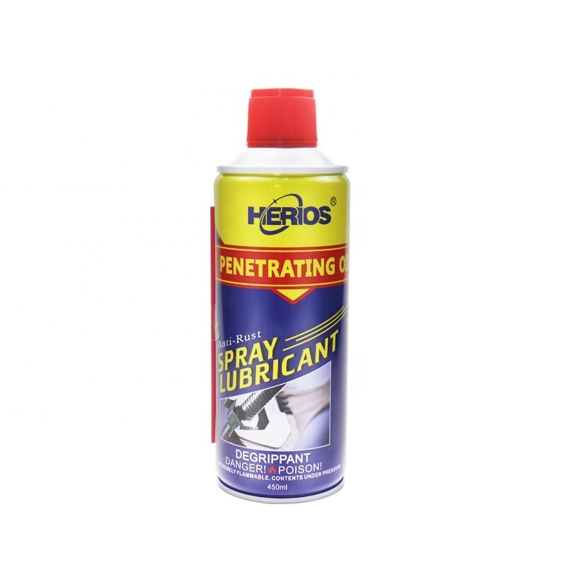 450ml HERIOS Multi-Use Product Lubricant Spray Aerosol Spray Highly Water Resistant For General Purpose Use