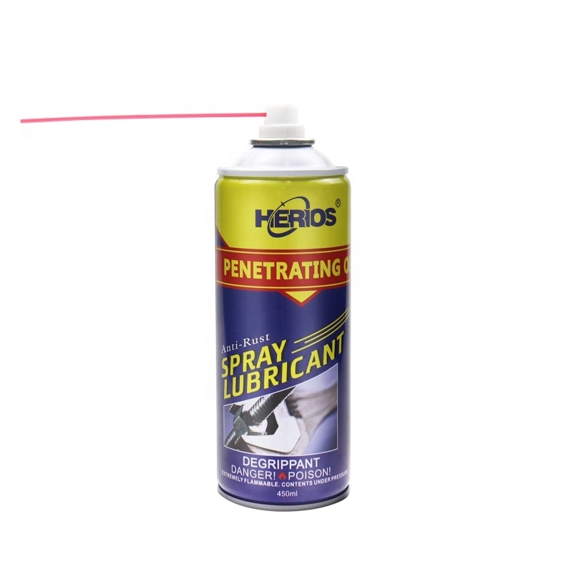 HERIOS 450 ml Specialist Silicone Lubricant Spray With Straw Spray Silicone Lubricant Provides A Protective