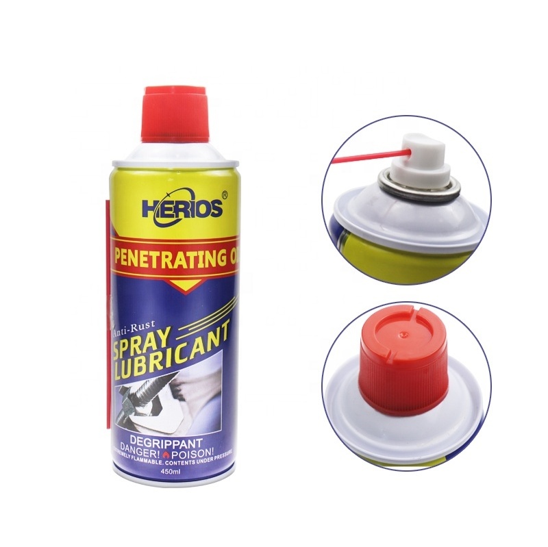 450ml HERIOS Multi-Use Product Lubricant Spray Aerosol Spray Highly Water Resistant For General Purpose Use