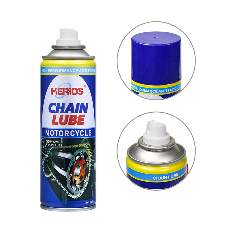 2022 Herios Motorcycle Cycle Chain Lube Lubricate Oil Spray Motorbike Bike Bicycle