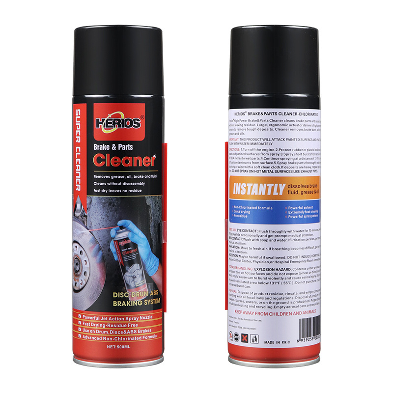 HERIOS 500 ml  Brake Parts Cleaner Spray Car Care Product Brake Parts Cleaner Strong Powerful Brake Parts Cleaner