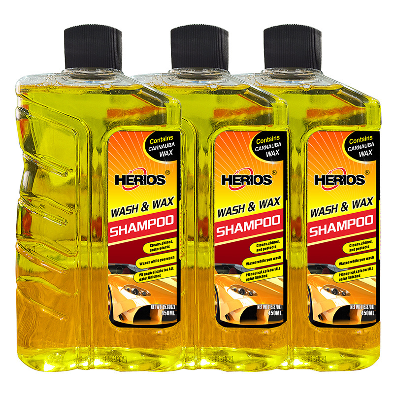 HERIOS Car Wash Soap Cleaner Rich Foam Cleaner For Car Care Large Capacity Snow Foam Car Wash Shampoo Wax