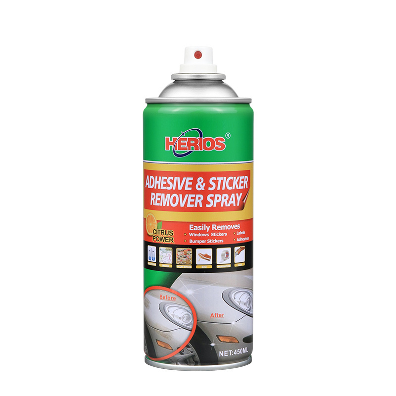 2023 HERIOS Sticker and Adhesive Remover Spray Glue Gum Sticker Cleaning Agent Spray 450ml