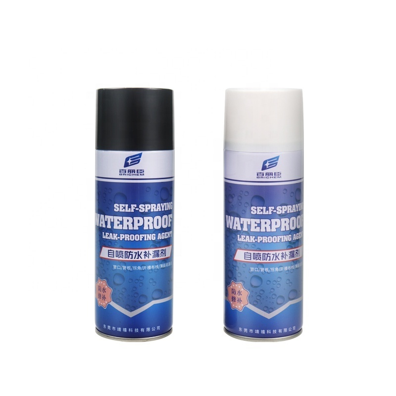 Leak Seal Flexible Rubber Coating Spray Anti Crack Waterproof Leak Sealant Coating Spray Paint Glue Seal