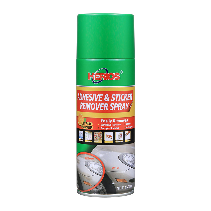 2023 HERIOS Sticker and Adhesive Remover Spray Glue Gum Sticker Cleaning Agent Spray 450ml