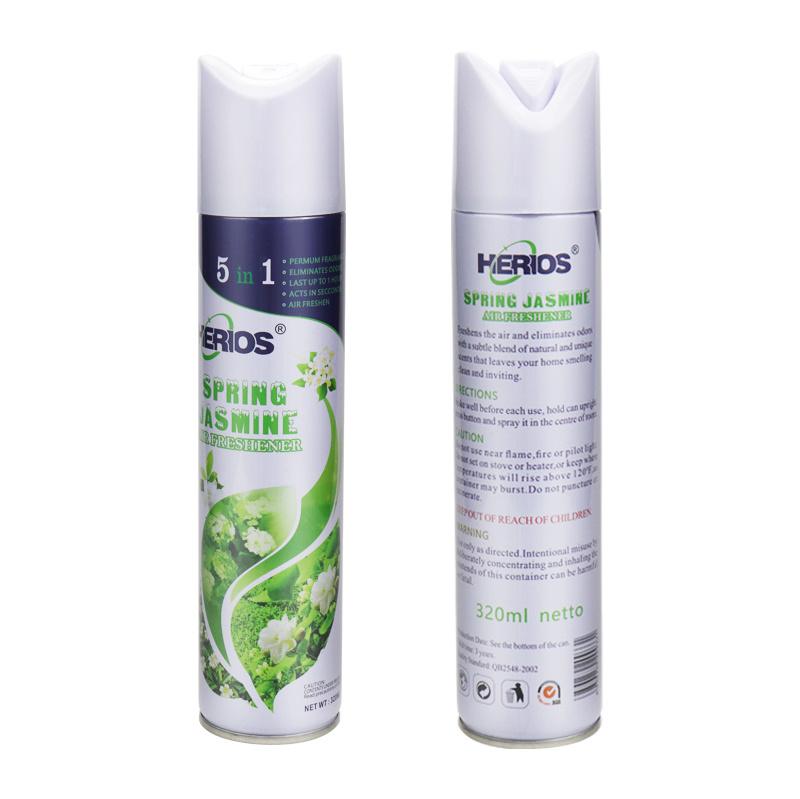 HERIOS 320ml Wholesale Hot Scents Air Freshener Spray For Home Care Hotel Living Room Bath Room