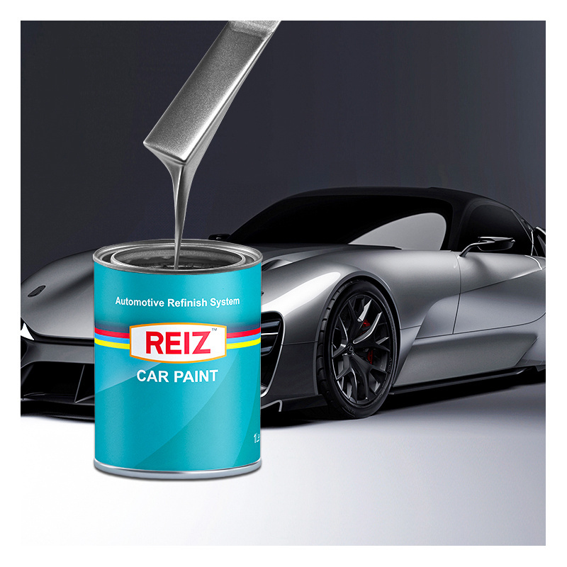 REIZ High Performance Car Refinish Acrylic Paint Ceramic Coating 2K Auto Body Black Metallic Gray Matte Silver Car Paint