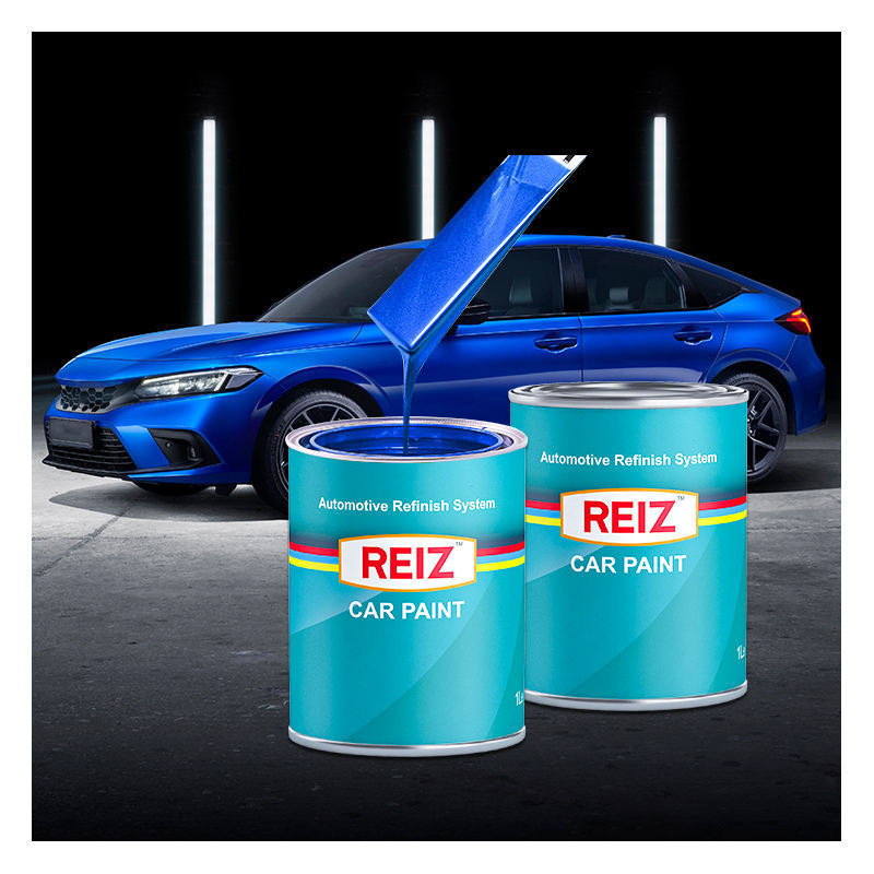 Supplier Reiz 1k 2k Solid White Color Automotive Paint Distributorsrefinish Auto Car Paint