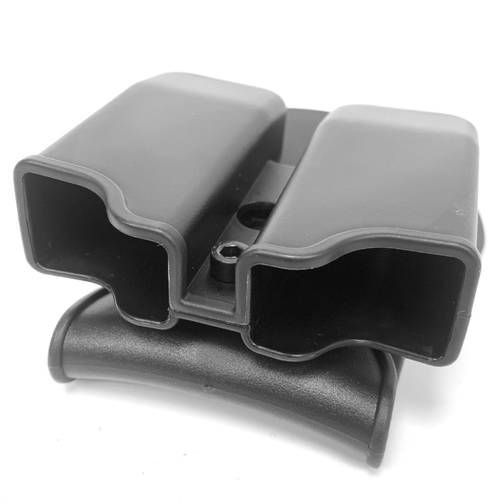 Universal Magazine Holder Carrier for 9mm/.40 Dual Stack Mag Magazine Pouch with Belt Clip Double Magazine Holster