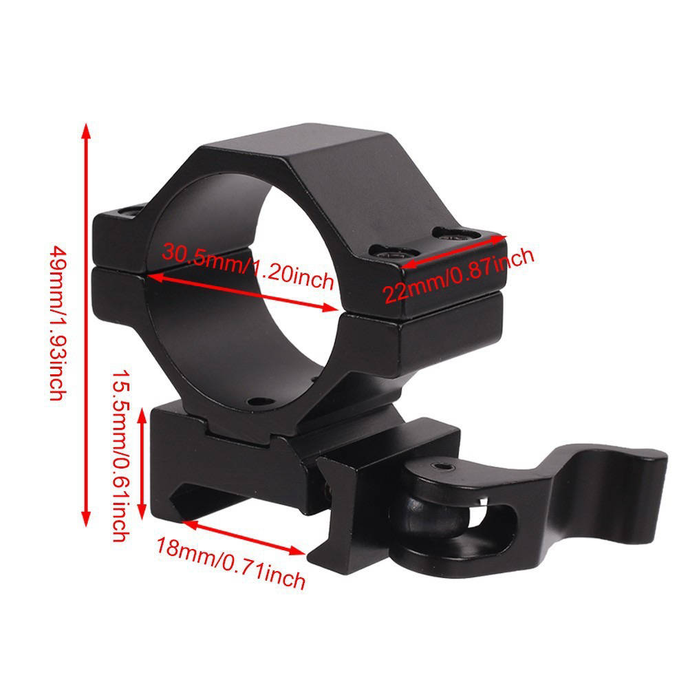 hunting scope accessories double nail bracket Flashlight And scope Sight Scope Rings Mount Holder