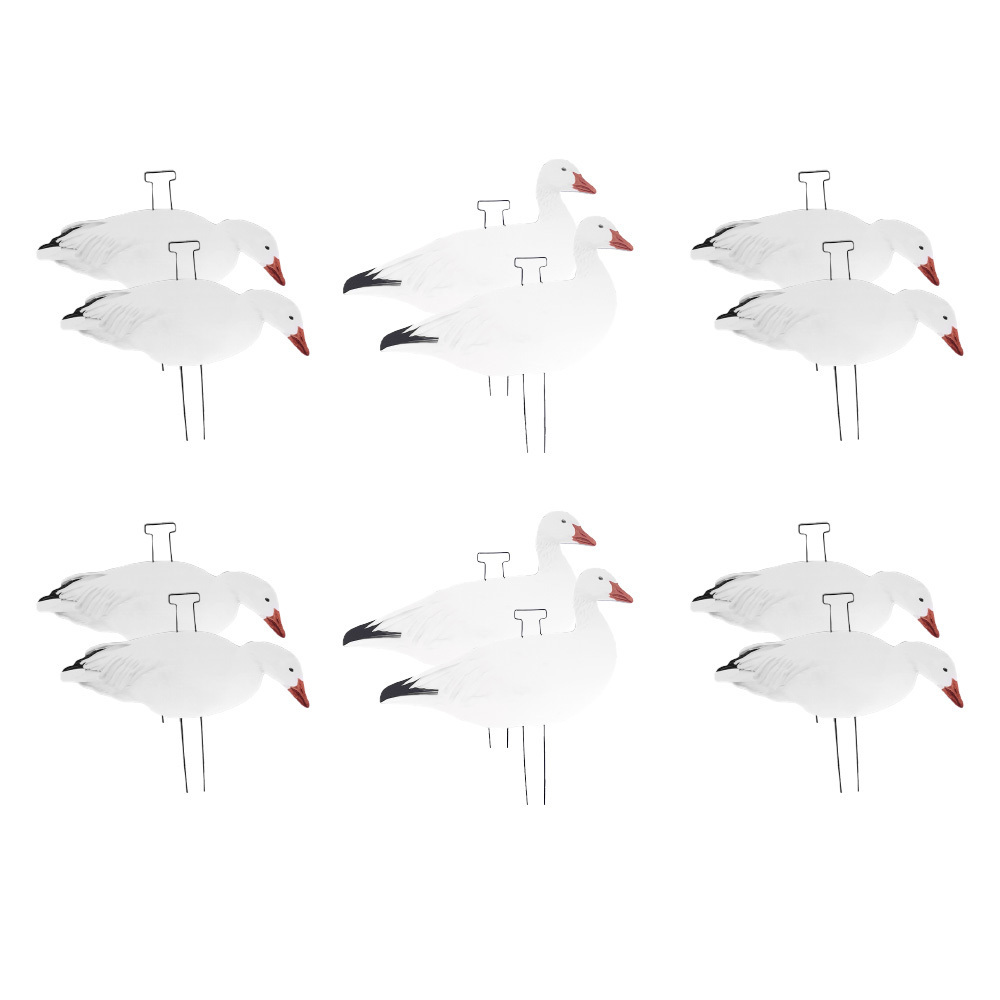 Wholesale Anti-Reflective Corrugated Plastic Snow Goose Decoy Hunting Silhouette decoy for Hunters