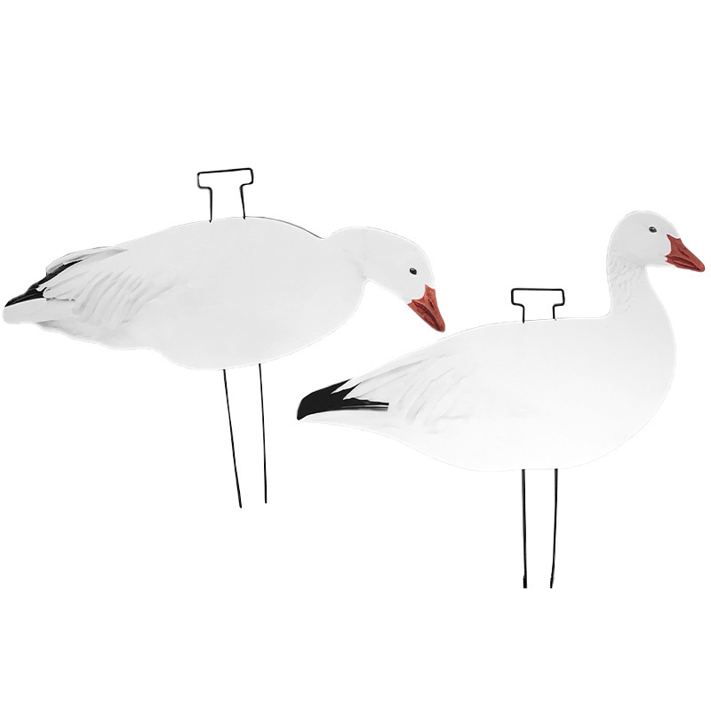 Wholesale Anti-Reflective Corrugated Plastic Snow Goose Decoy Hunting Silhouette decoy for Hunters