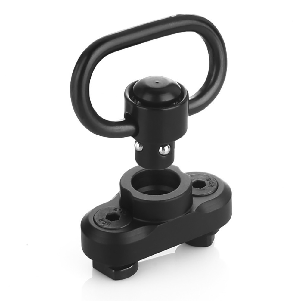 Heavy Duty Qd Quick Detach Push Button Detachable Gun Sling Swivel Adapter