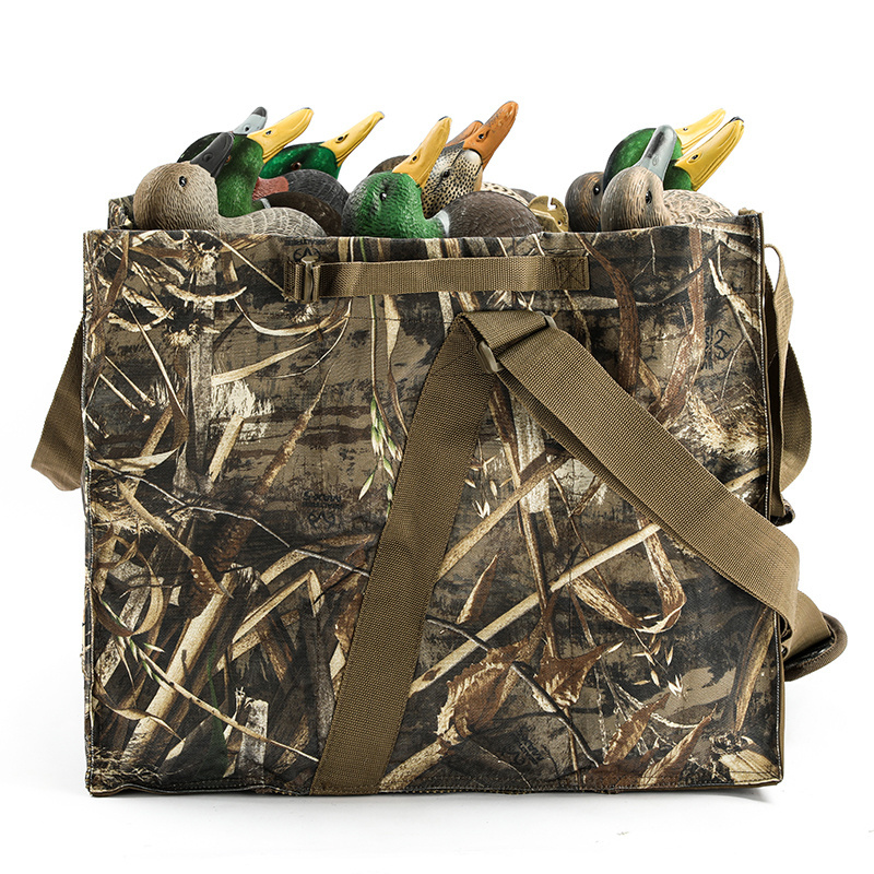 Outdoor Hunting  Waterfowl Blind camo 12 goose duck decoy slot bag