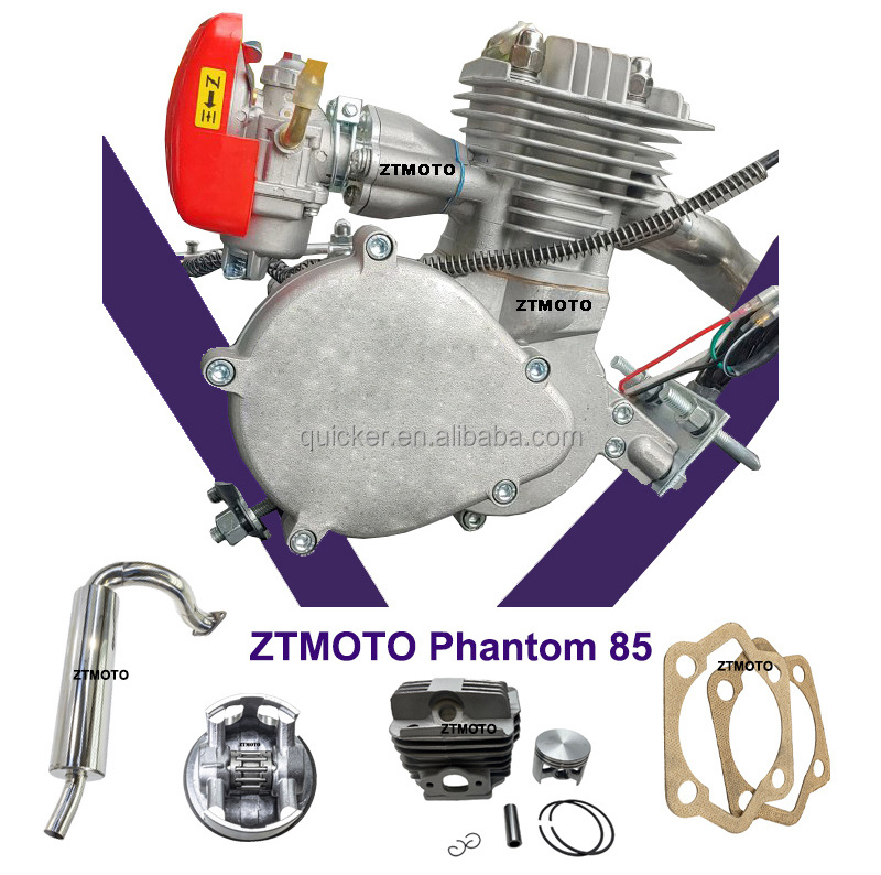 2 tiempos ZTMOTO dirt bike motor 2 stroke 80cc 85cc bike engine gas bike motor