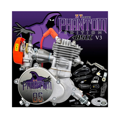 4 Stroke 49CC 2 Stroke 80CC 100CC 85CC ZTMOTO 85 V3 Gasoline Engine Motorized Bicycle Conversion Kit BestSuppliers